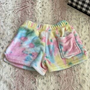 Cotton Candy Tie Dye Lounge Shorts kids size S/petite